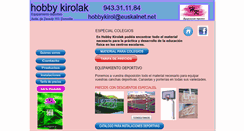 Desktop Screenshot of hobbykirolak.net