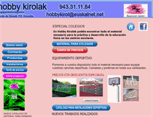 Tablet Screenshot of hobbykirolak.net